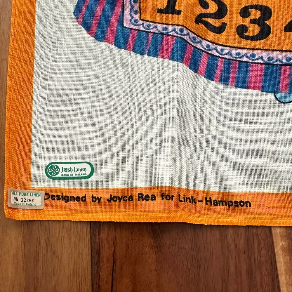 PURE IRISH LINEN MISS MOUSE DESIGNED BY JOYCE REA 30.5” x 19.5”